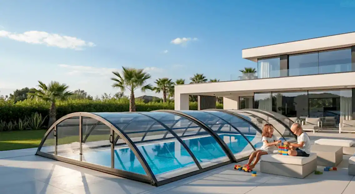 Teleskopik Havuz Kapama