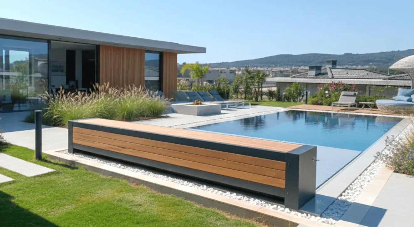 Kapalı Bank Tipi Havuz Panjuru